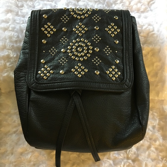 Carlos Santana Handbags - Carlos Santana Black Studded Crossbody